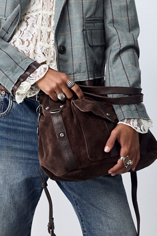 Женская сумка Free People Onyx Hardware Tote, цвет: Шоколадный — фото 1