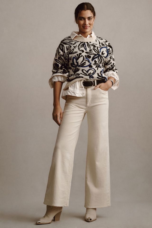 Floral Pop Embroidered Sweater #3