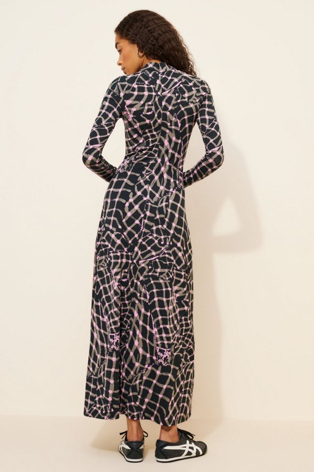 Untitled in Motion Speculus Mock Neck Midi Dress #1