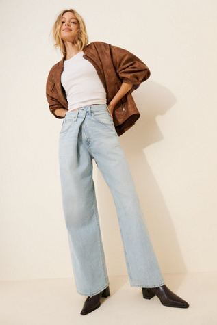 AGOLDE Vana Fold Waist Jeans