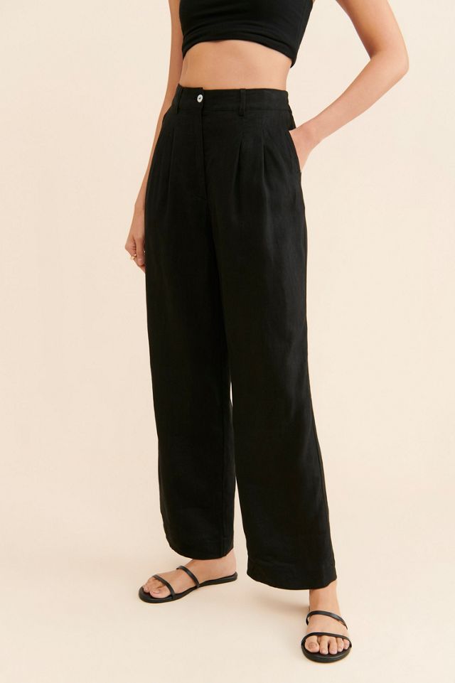 DONNI. Linen Pleated Pants #2