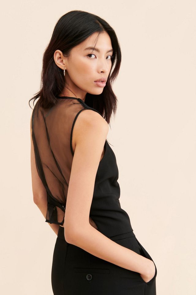 Maeve Organza-Back Vest #2