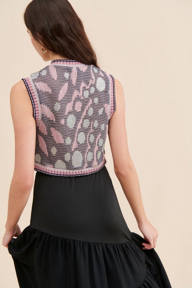 Anna Sui Opalescent Knit Vest #1