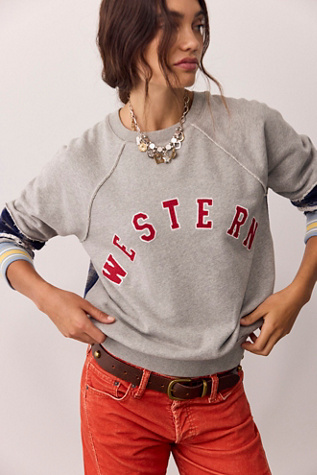We The Free Western Craft Crew Neck Pullover