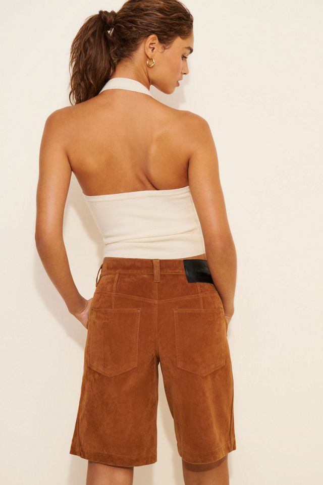 Dylan Vegan Suede Long Shorts #1