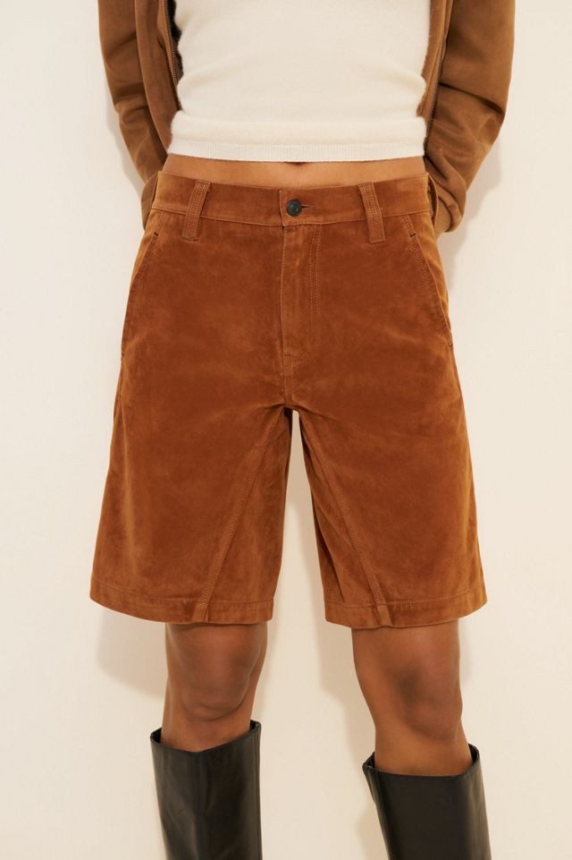 Dylan Vegan Suede Long Shorts #2