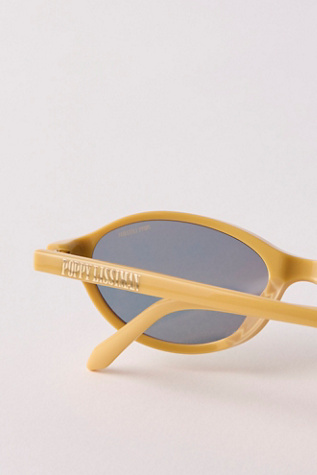 Женские солнцезащитные очки Poppy Lissiman Slaydrian Sunglasses, цвет: Жёлтый — фото 3
