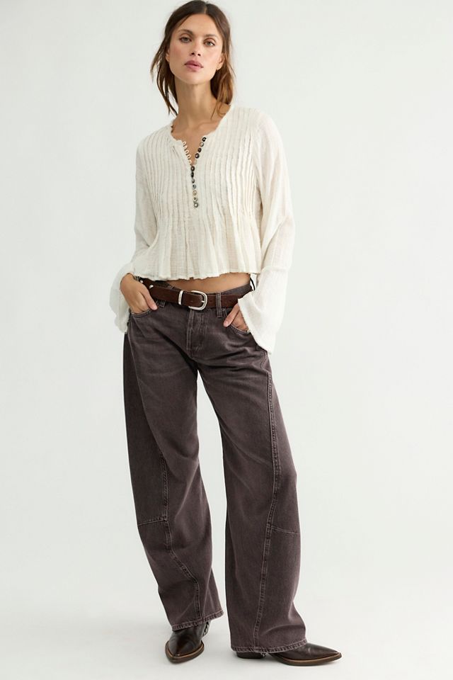 FP One Parker Long Sleeve Button Down Top #3