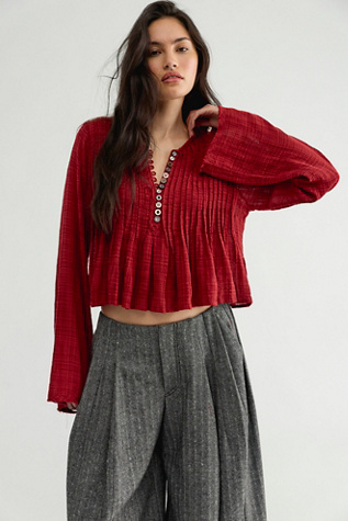 FP One Parker Long Sleeve Button Down Top