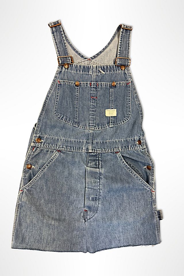 vintage denim jumper dress 1970s Sasson Wayward Collection At home Vacationand more DAZY New Vintage Denim Suspender
