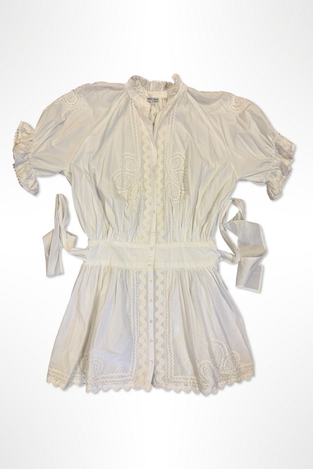 1980s Juliet Dunn Puff Sleeve Victorian Dress Selected By Ritual Vintage #3