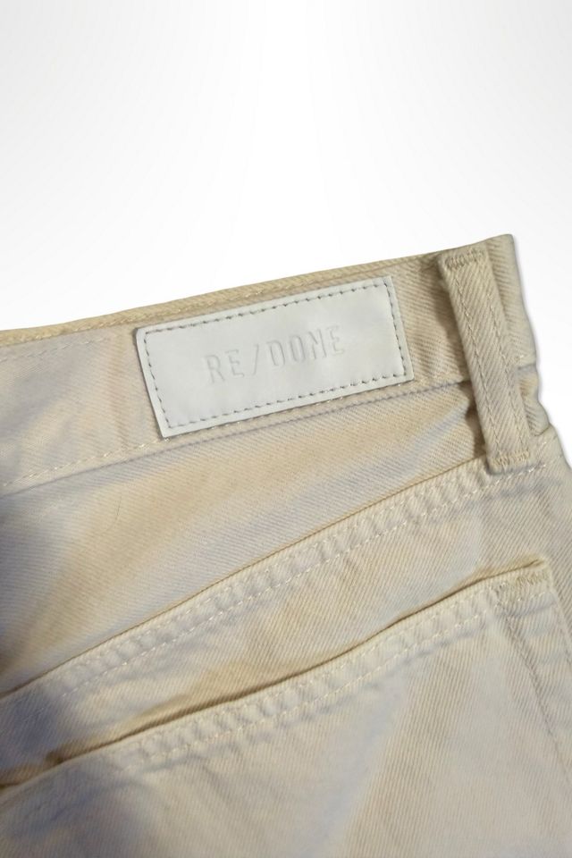 Vintage Reclaimed Cream Denim Patchwork Skirt Re/Done Selected By Ritual Vintage #2