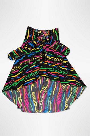 1980s Oscar De La Renta Graphic Wrap Skirt Selected By Ritual Vintage