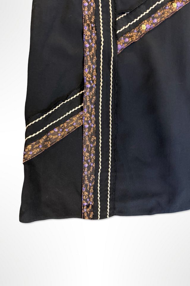 Prada 2000s Ribbon Trim Silk Skirt Selected By Ritual Vintage #3