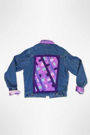 1990s Handmade Quilted Reworked Denim Jacket Selected By Ritual Vintage