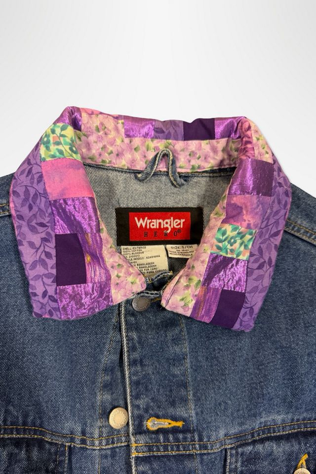 1990s Handmade Quilted Reworked Denim Jacket Selected By Ritual Vintage #3