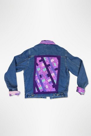 1990s Handmade Quilted Reworked Denim Jacket Selected By Ritual Vintage