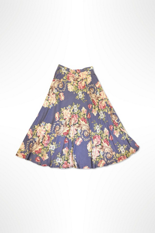 1980s Banana Republic Antique Rose Midi Skirt Selected By Ritual Vintage