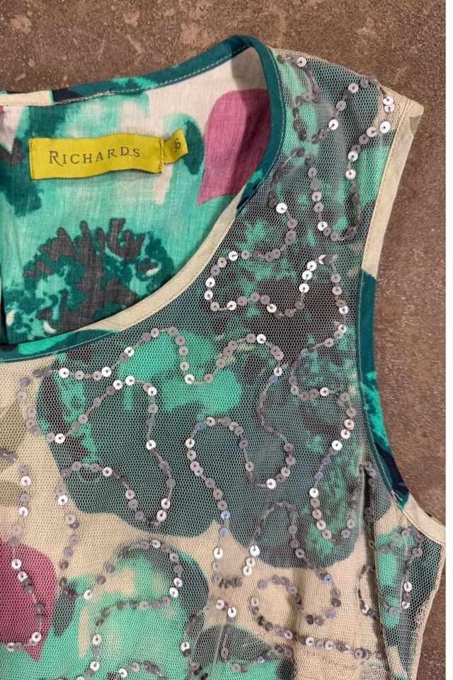 Y2k Sequin Mesh Floral Mini Dress Selected By Ritual Vintage #2