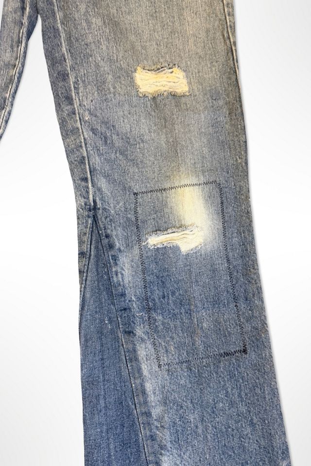 Vintage Patchwork Reclaimed Levis Flares By Re/Done Selected By Ritual Vintage #3