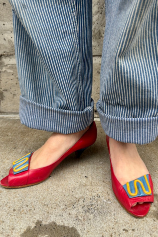 1980’s Liz Claiborne Kitten Heels Selected by Nomad Vintage