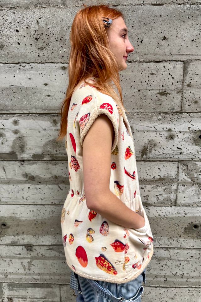 Vintage Seashell Terrycloth Vest Selected by Nomad Vintage #2