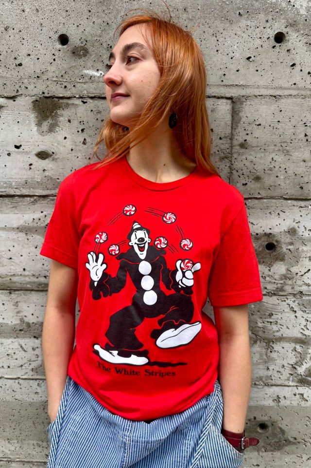 Vintage White Stripes Band Tee Selected by Nomad Vintage #3