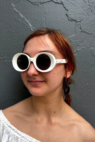 Женские солнцезащитные очки Nomad Vintage 1970’s RHC Sunglasses Selected, цвет: Белый — фото 4