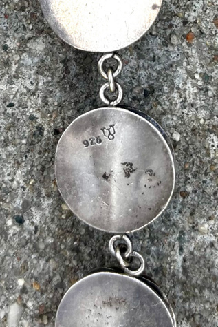 Женские браслеты Nomad Vintage Vintage Modernist Half Globe Chain Stamped Silver Selected, цвет: Серебряный — фото 3