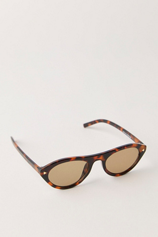 Женские солнцезащитные очки Free People All I Got Aviator Sunglasses, цвет: Черепаховый / Шоколадный — фото 2