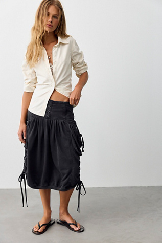 We The Free Nightshade Knit Midi Skirt