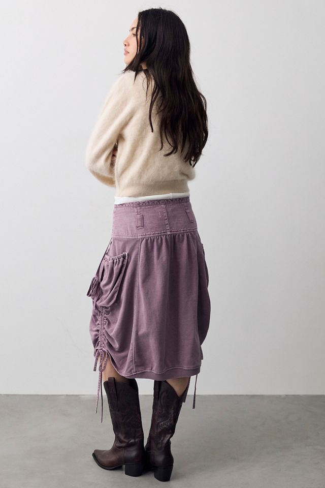 We The Free Nightshade Knit Midi Skirt #1
