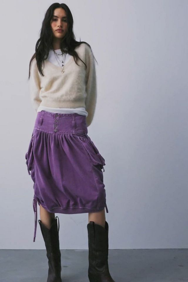 We The Free Nightshade Knit Midi Skirt thumbnail 2