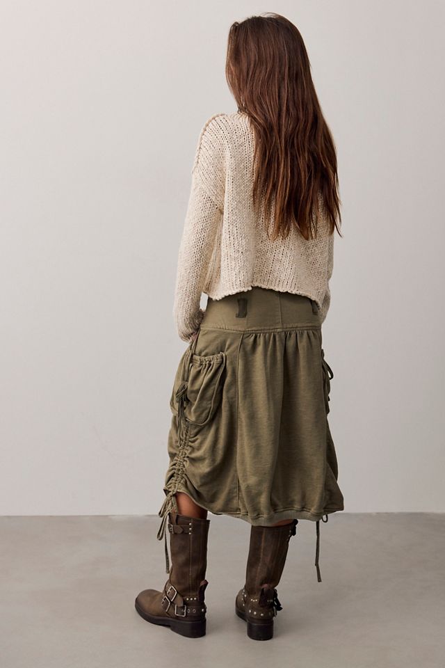 We The Free Nightshade Knit Midi Skirt #1