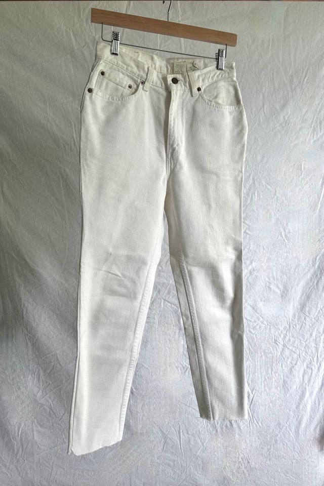 Vintage 1990s White Levi Denim Pants Selected by Grievous Angel Vintage #2