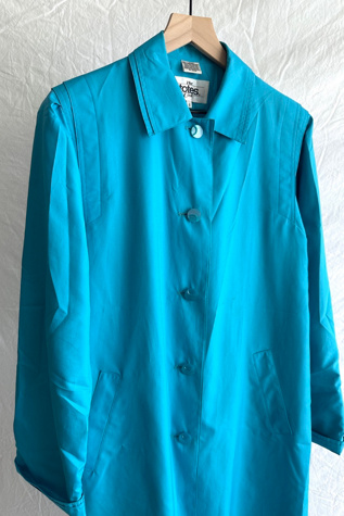 Женская куртка Grievous Angel Vintage Lightweight Blue Trench Coat Selected, цвет: Синий — фото 3