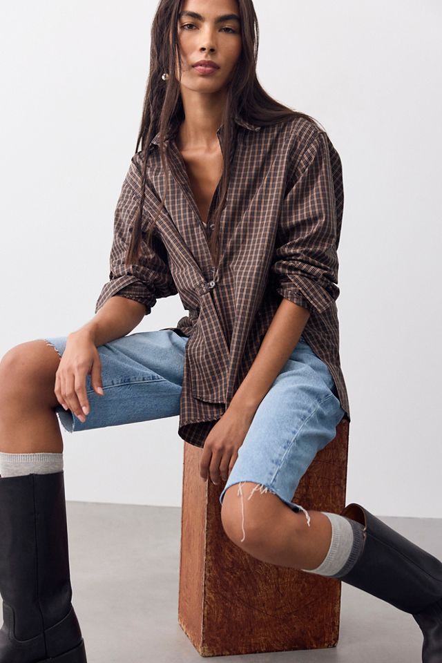 We The Free Many Ways Plaid Button Down #2