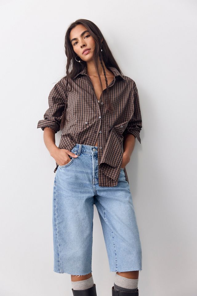 We The Free Many Ways Plaid Button Down #3