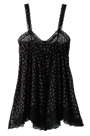 Женское платье Intimately Cala Luna Mini Slip, цвет: Чёрный комбинированный — фото 6