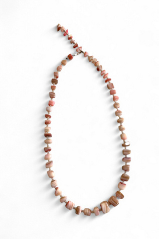 Vintage Pink Opal & Bead Necklace Selected by SharpLilTeeth