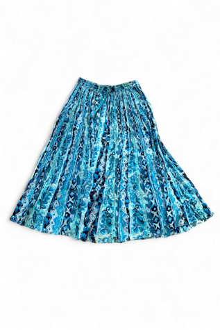 Vintage 1990s Cotton Gauze Print Skirt Selected by SharpLilTeeth