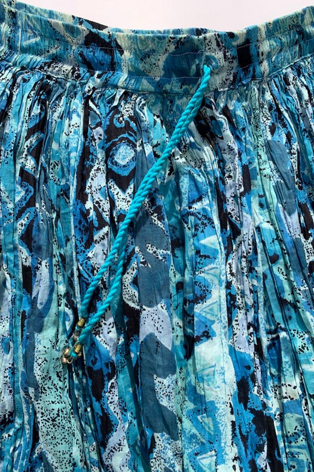 Vintage 1990s Cotton Gauze Print Skirt Selected by SharpLilTeeth #1