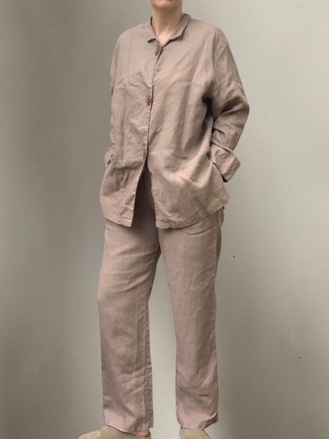 Vintage Linen Blouse & Pants Set Selected by SharpLilTeeth #3