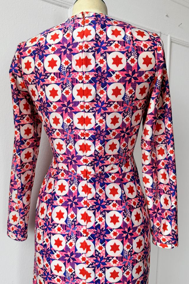 70s Psychedelic Star Print Maxi Dress Selected by MARMALADE #3