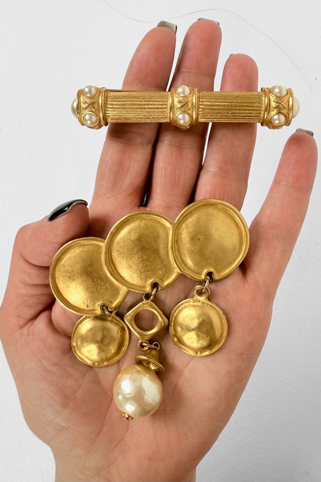 80s Maximalist Geometric Brooch Set Selected by MARMALADE #2