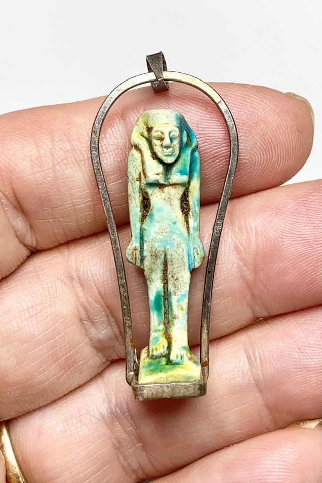 Vintage 1970s King Tut Exhibit Souvenir Pharaoh Pendant Selected by Lux Revival #1