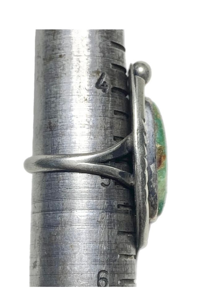 Vintage Sterling Southwestern Ring with Gemstone Selected by Lux Revival #2