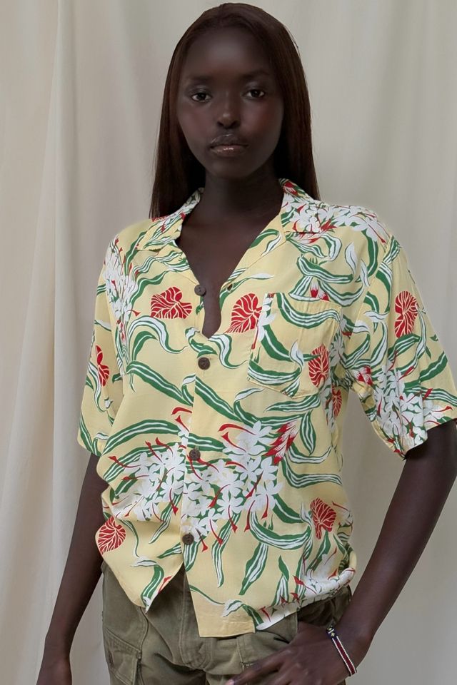 Vintage 1990's Rayon Hawaiian Shirt Selected By Afterlife Boutique #2