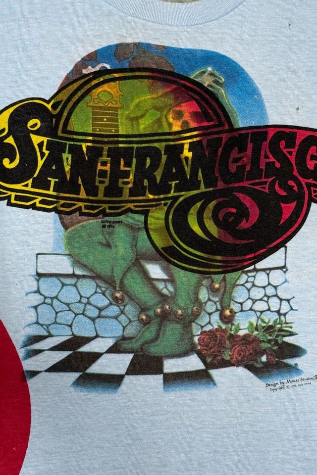 Vintage 1970's Kelley Mouse Studios Grateful Dead Test Print T-Shirt Selected By Afterlife Boutique #1
