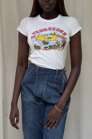 Vintage 1960's Tennessee Baby T-shirt Selected By Afterlife Boutique